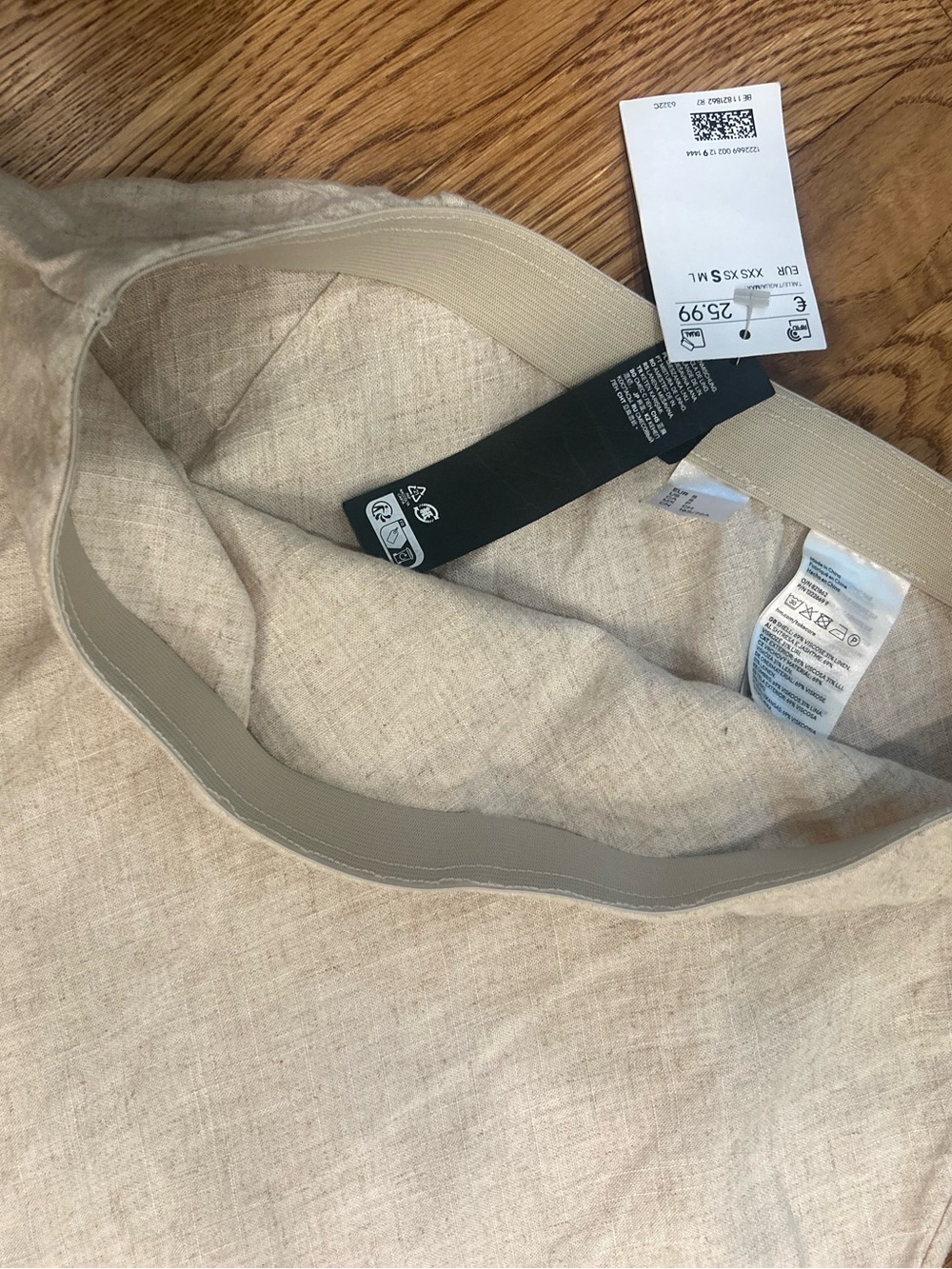 H&M Divided linen blend skirt - Picture 4 of 7